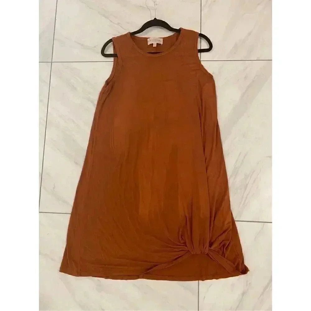 Philosophy sleeveless unstructured dress 